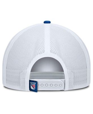 Men's Blue/White New York Rangers Heritage Dutch A-Frame Trucker Adjustable Hat