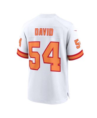 Men's Lavonte David White '76 Tampa Bay Buccaneers 50th Season Game Jersey