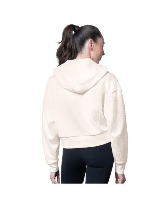 Women's Cream Kansas City Chiefs Eleanor Full-Zip Hoodie