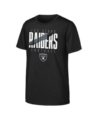 Big Boys and Girls Black Las Vegas Raiders Posterize T-Shirt