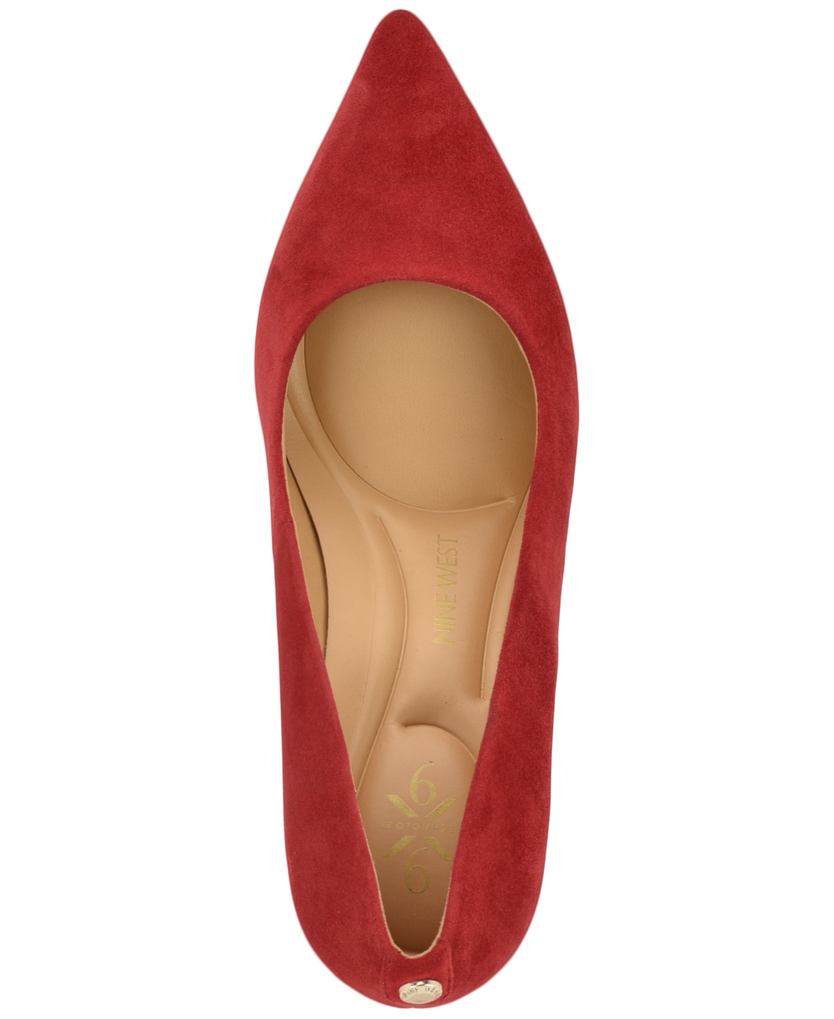 Nine West Kalore 9x9 Pointed Toe Pump In Red