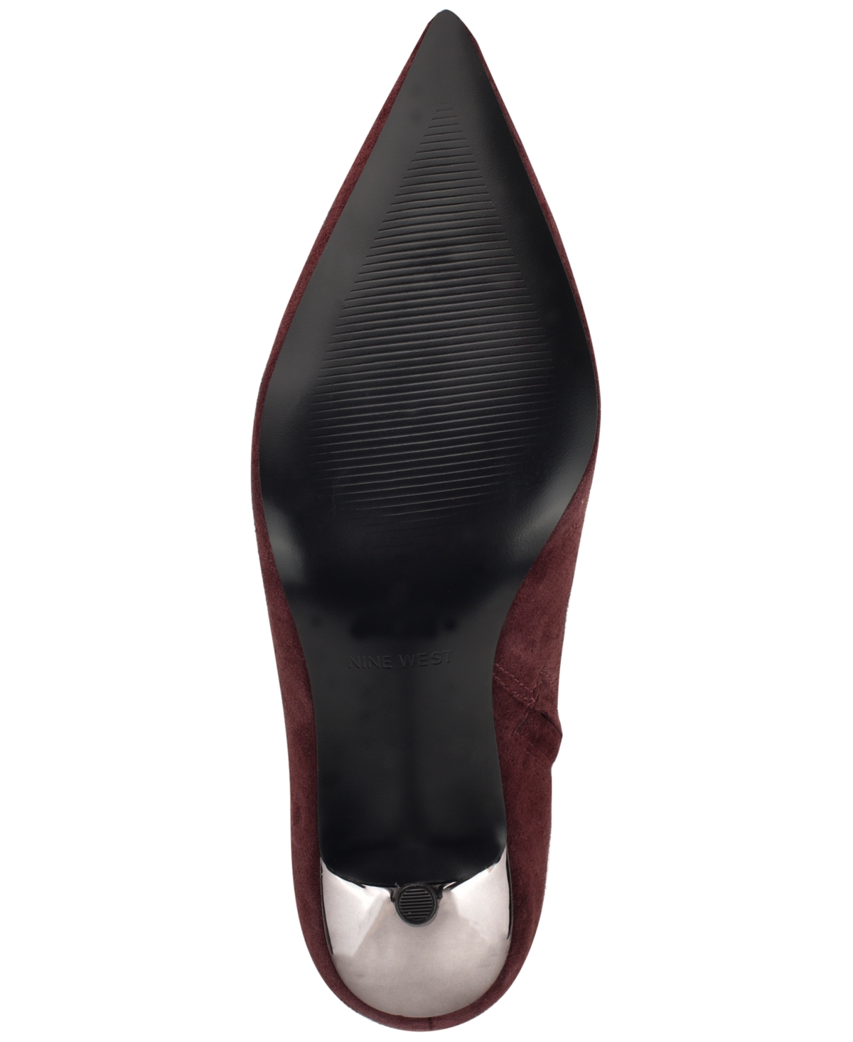 Nine West Women's Narend Pointy Toe Stiletto Dress Booties In Burgundy
