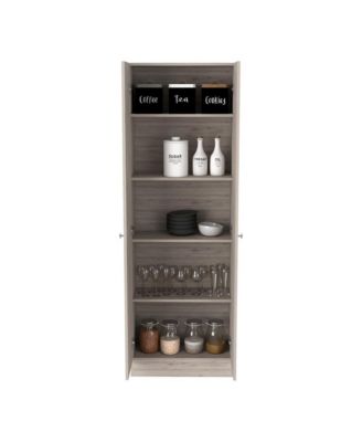 Multistorage Pantry Light Gray MDF