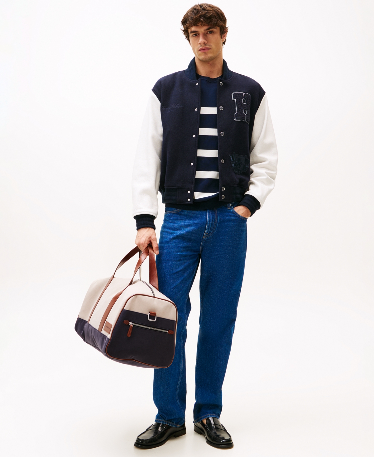 Tommy Hilfiger Men's Casual Duffle Bag In Brown