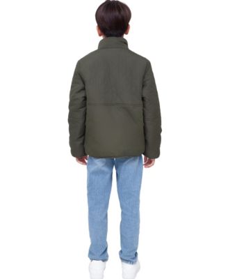 Little and Big Boys' Reversible Lightweight Fleece Jacket