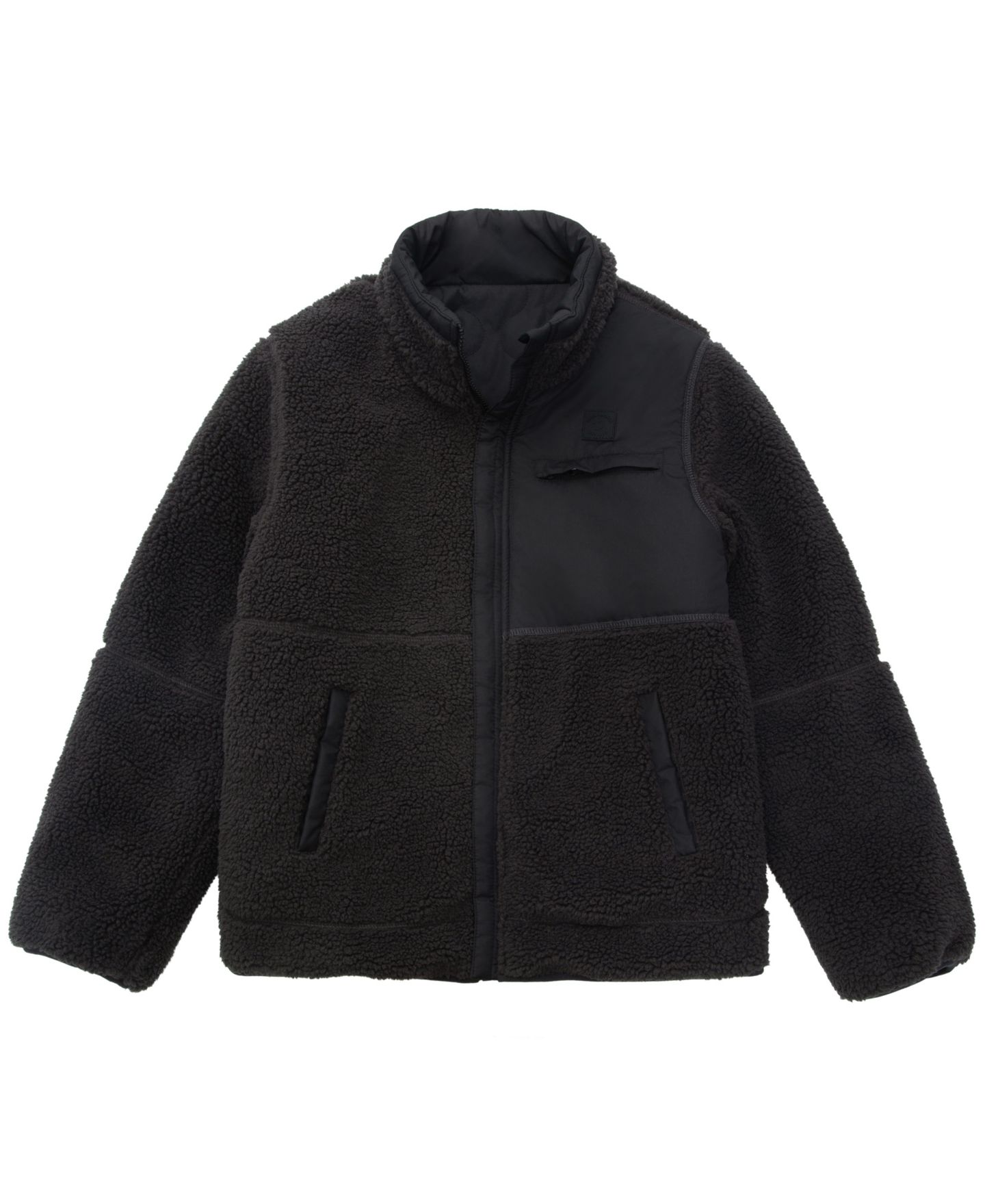 Куртка Rokka&Rolla Reversible Lightweight Fleece для мальчиков, цвет: Чёрный — фото 6