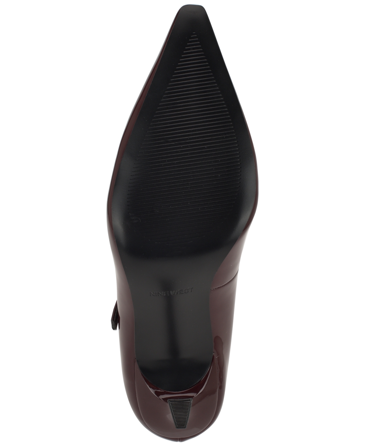 Nine West Jinnie Pointed Toe Pump In Burgundy