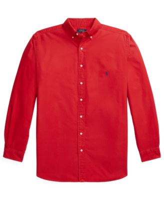 Men's Big & Tall Garment-Dyed Oxford Shirt