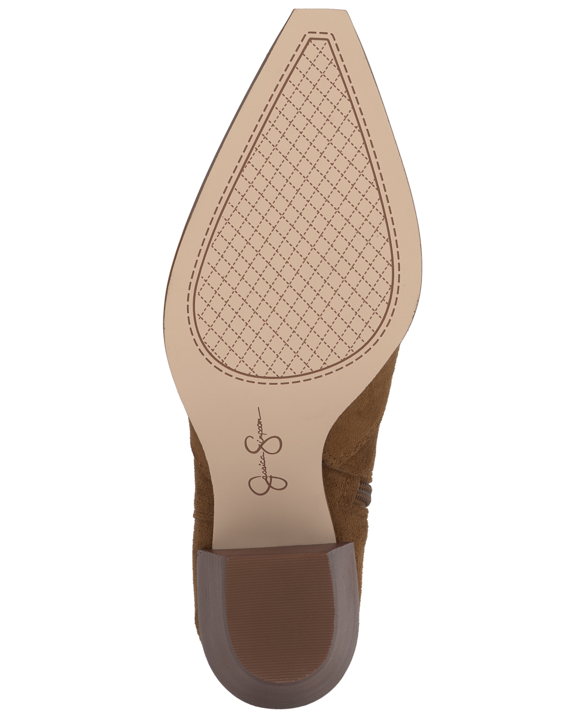 Jessica Simpson Helvona Pointed Toe Bootie In Nude