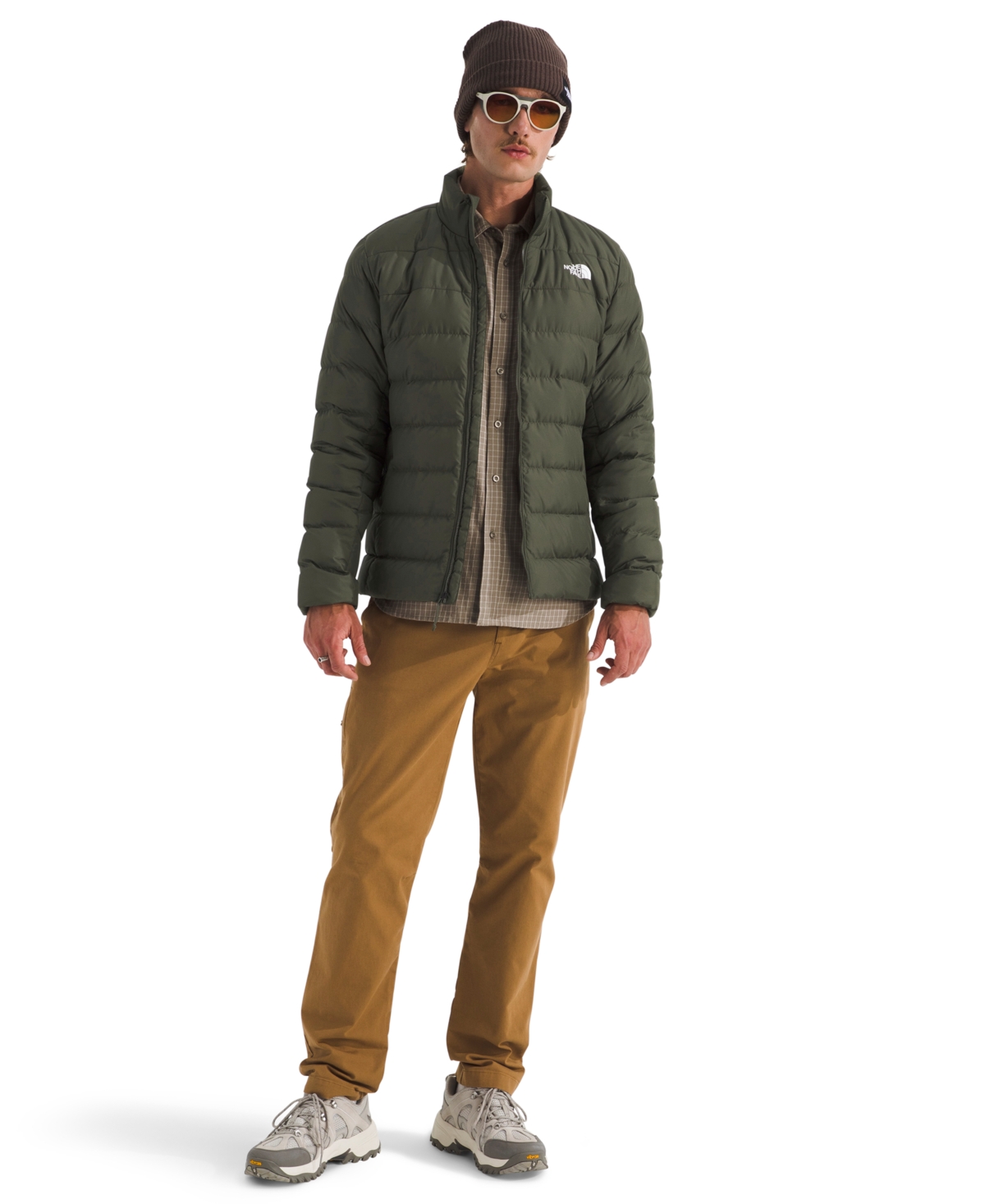 The North Face Aconcagua 3 Durable Water Repellent Parka In Green
