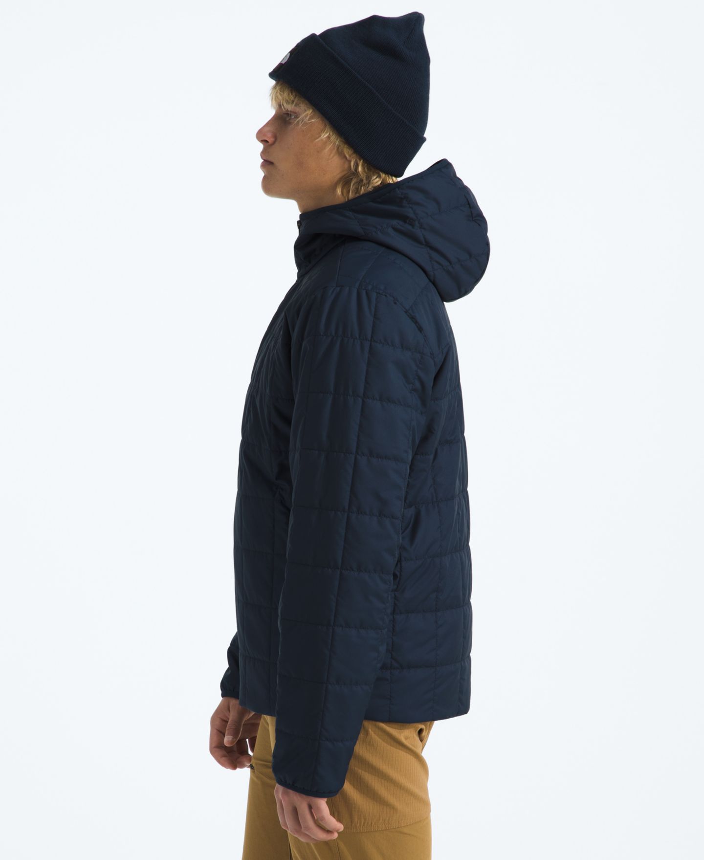 Мужская куртка The North Face Junction Insulated Hoodie Jacket, цвет: Снежный тёмно-синий — фото 2