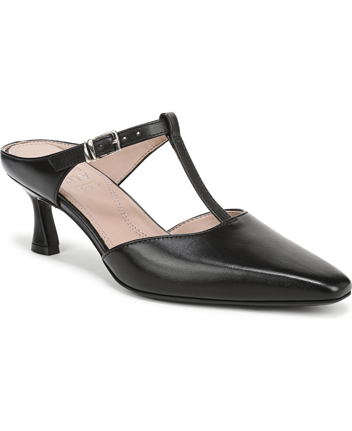 Naturalizer Women's Gem Mary Jane T-strap Mule Pumps In Black