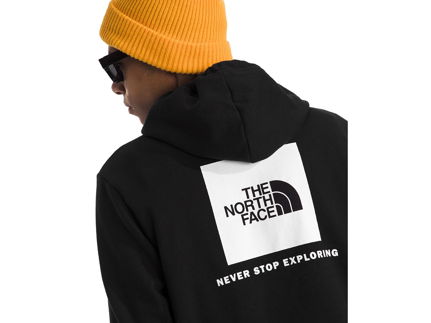 Мужское худи The North Face Evolution Box Never Stop Exploring® Graphic, цвет: Чёрный — фото 3