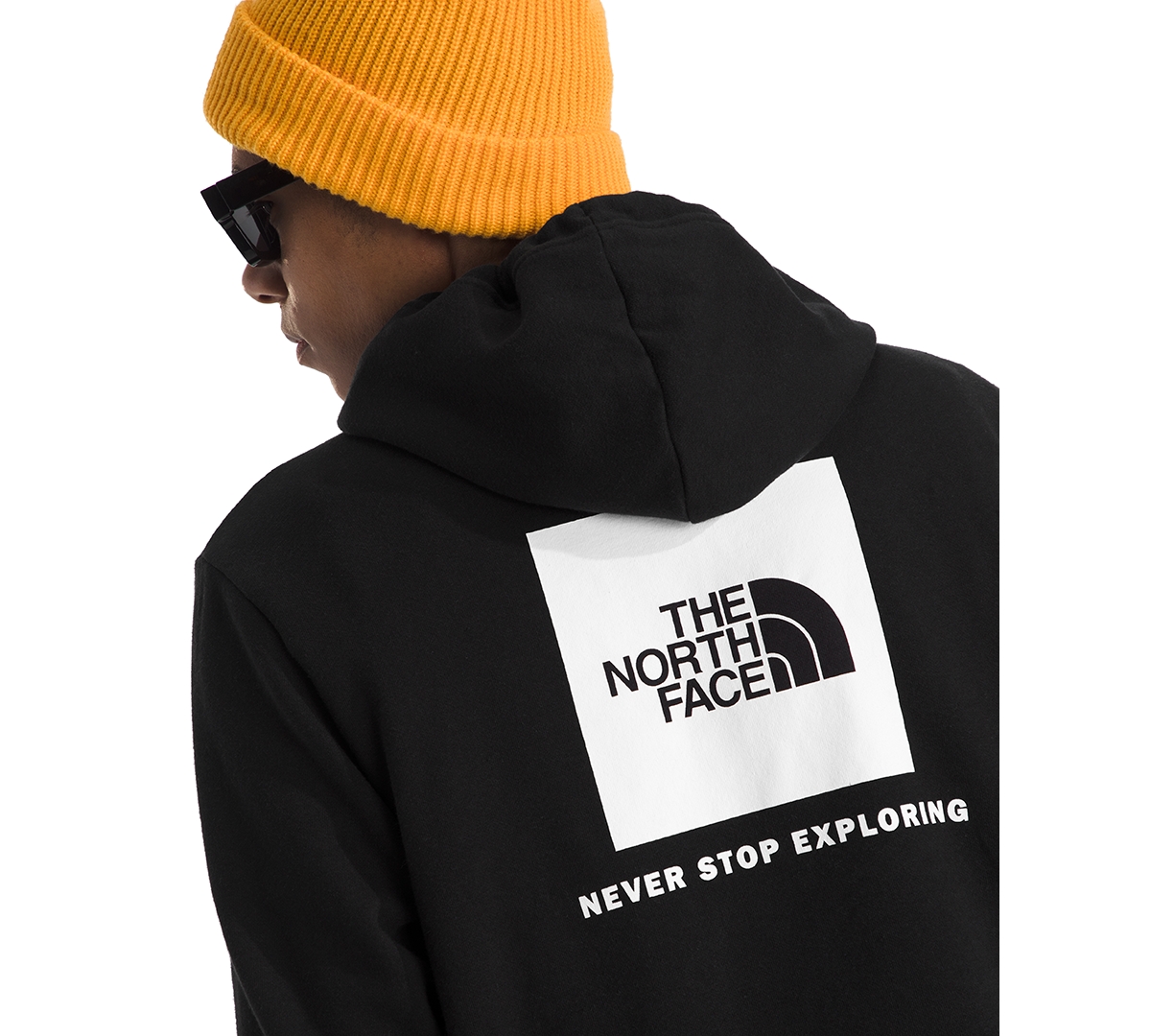 The North Face Men's Evolution Box Never Stop Exploring Hoodie In Black
