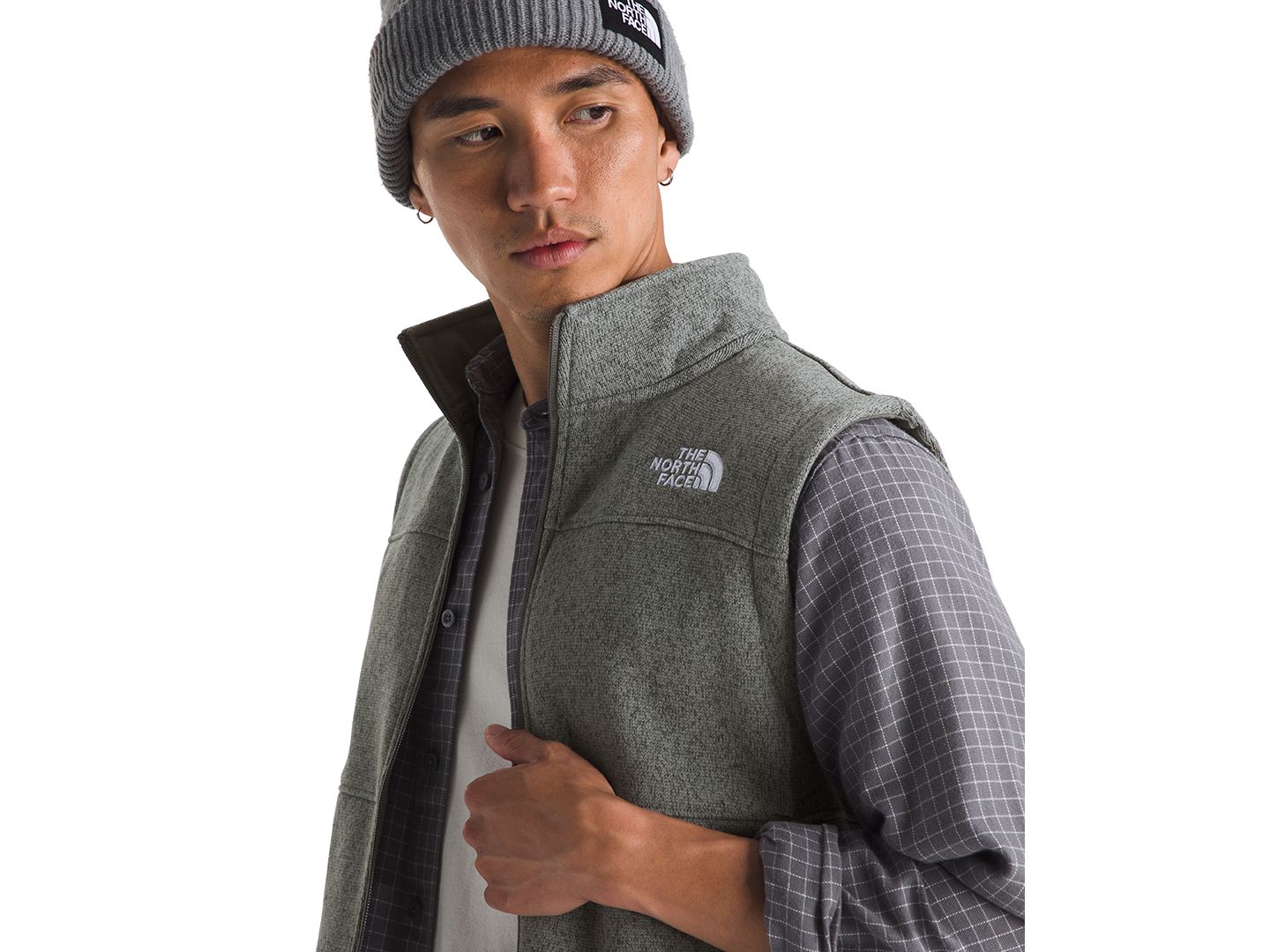 Мужской жилет The North Face Gordon Lyons, цвет: Чёрный меланжевый — фото 7
