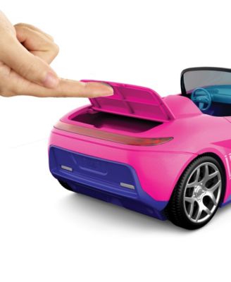 RC Barbie Convertible Toy Car