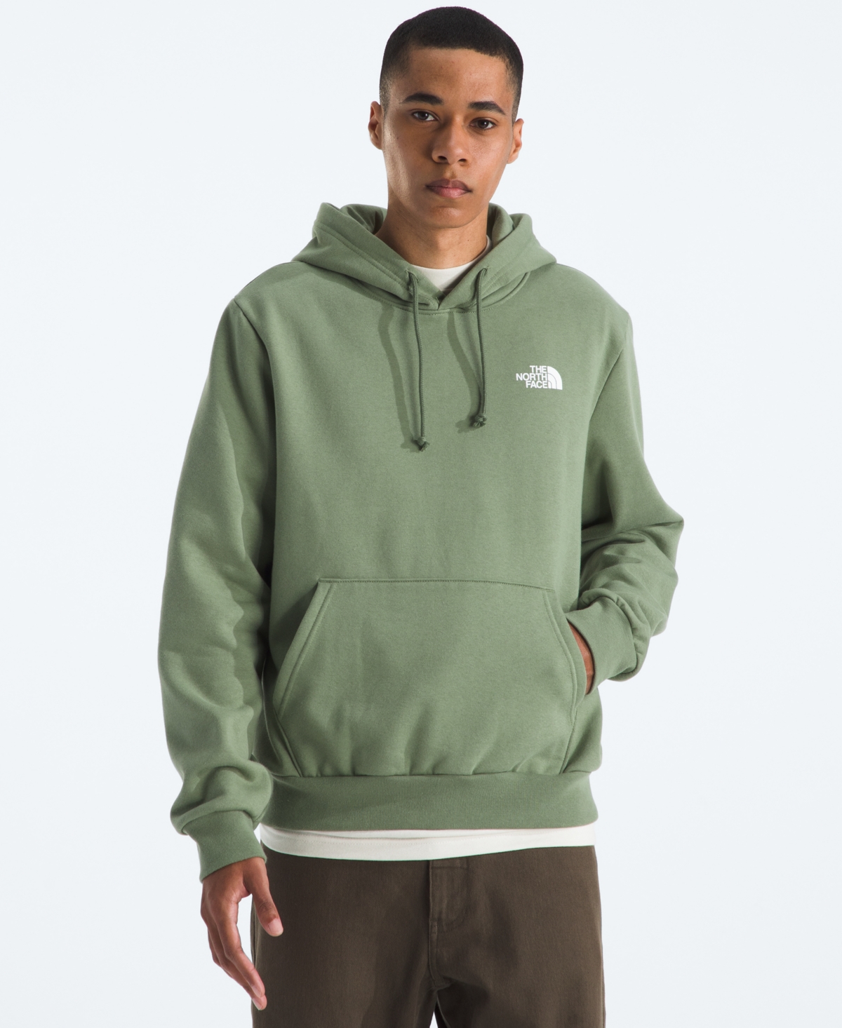 The North Face Men's Evolution Box Never Stop Exploring Hoodie In Green