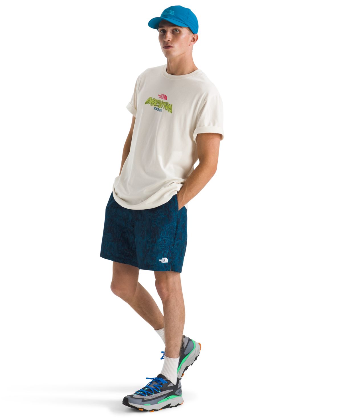 Мужская футболка Essential Expedition Series с коротким рукавом и графическим рисунком