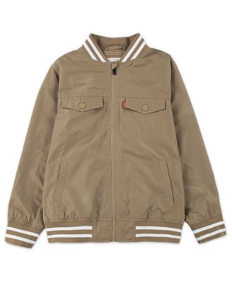 Boys' 8-20 Shiny Mesh Lined Bomber Jacket