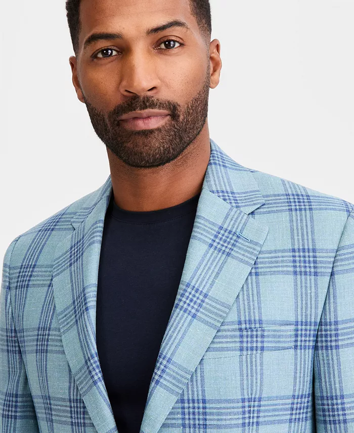 Men's Classic-Fit Silk & Wool Blend Sport Coat - thumbnail 8