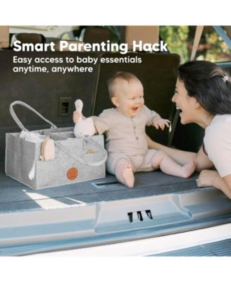 Original Baby Diaper Caddy Organizer, Large Storage Caddy Organizer for Nursery, Changing Table