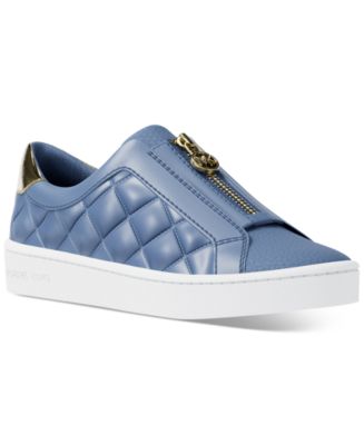 Michael Kors Keaton mens 11.5 loafer classic round toe blue comfy ready to wrap Amazon.com | Michael Michael Kors Womens Eve Moc Navy 5.5 M  main image 3