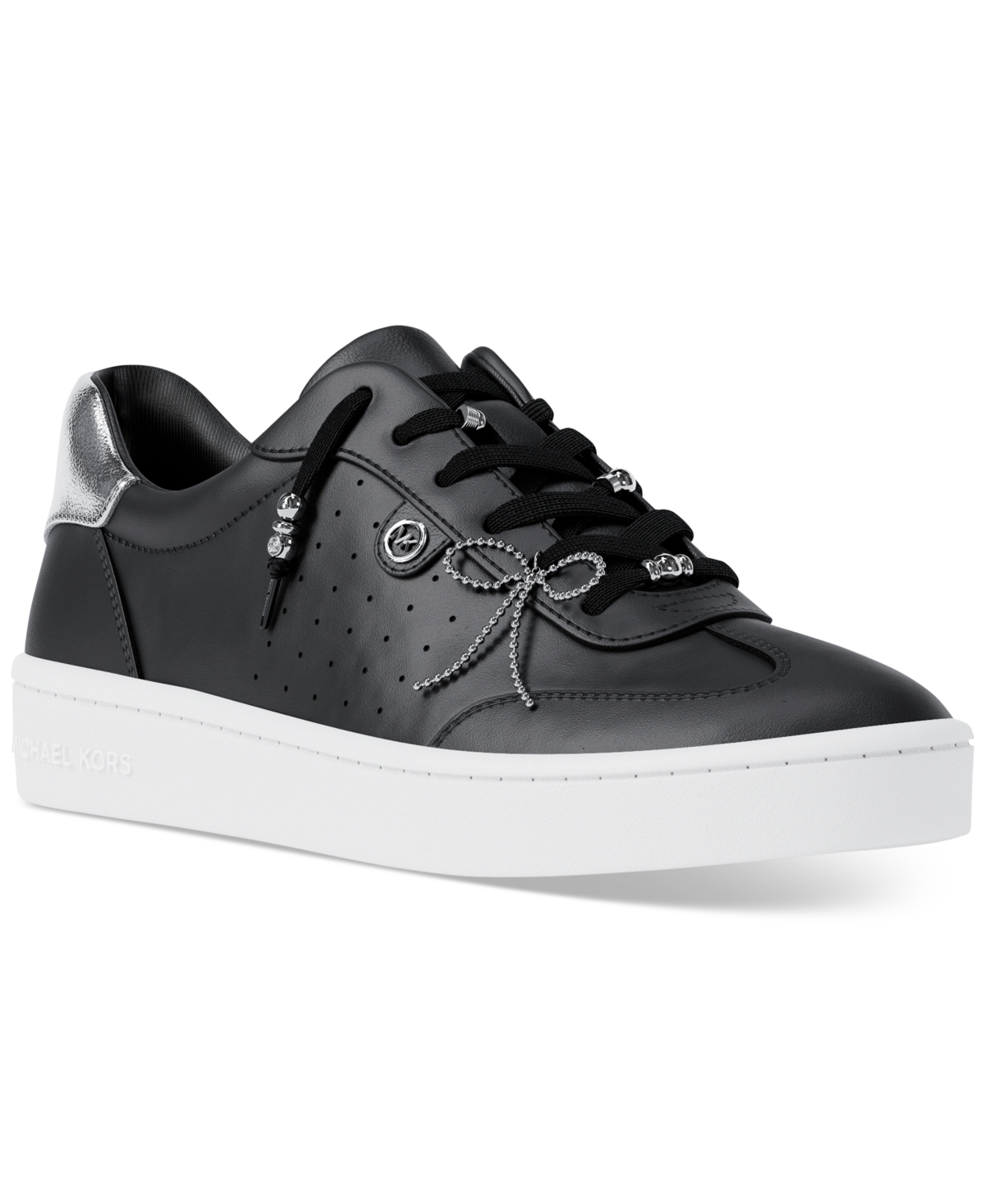 Michael Kors Michael  Women's Scotty Lace Up Sneakers In Black