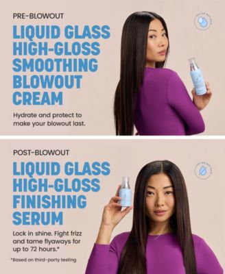Liquid Glass High-Gloss Smoothing Blowout Cream, 3.38 oz.