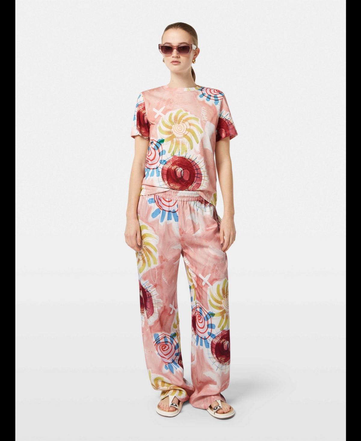 Scotch & Soda Women's and All over printed regular fit T-shirt