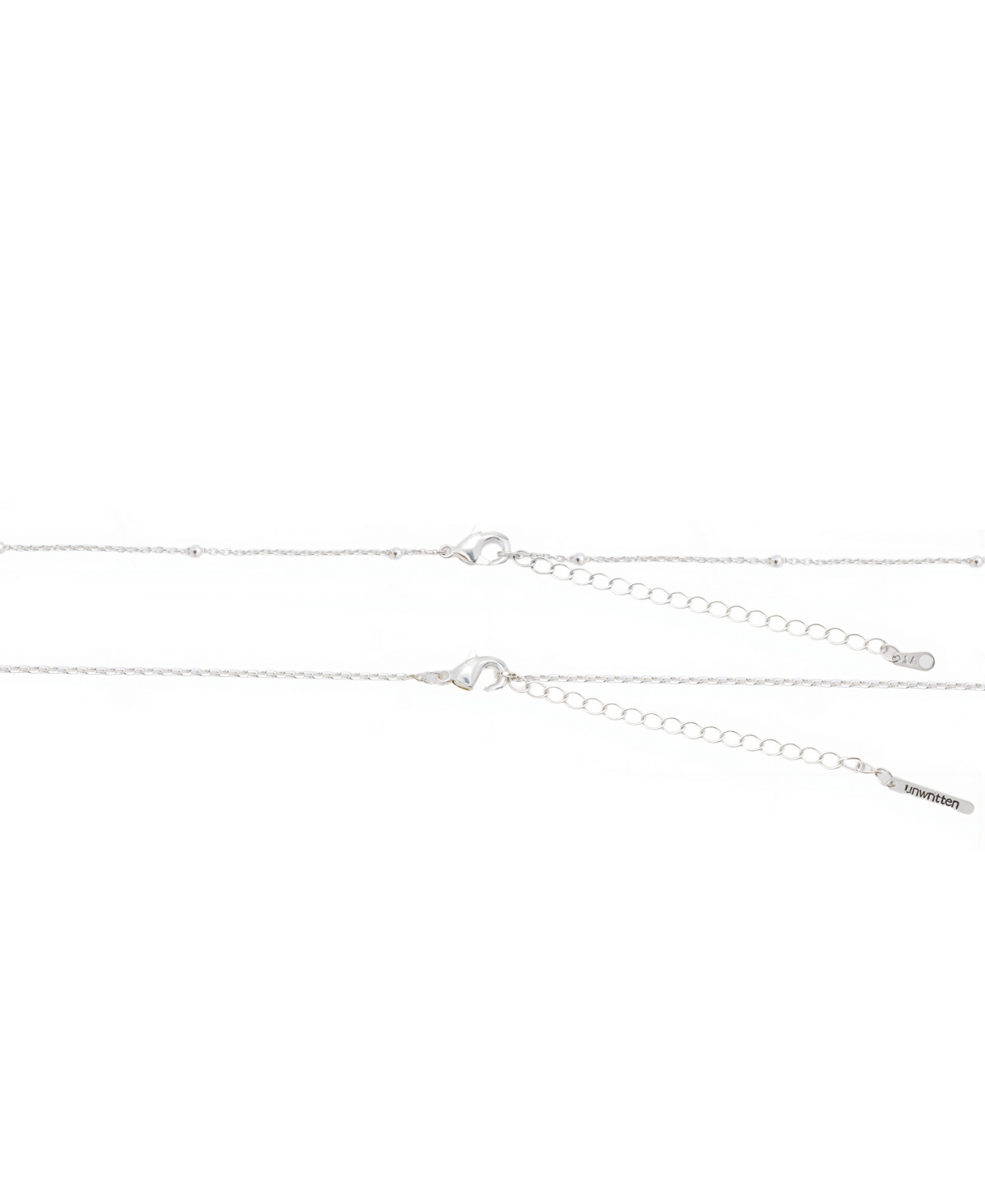 Unwritten Cubic Zirconia Butterfly Tag Pendant Layered Necklace And Earring Set In Yellow