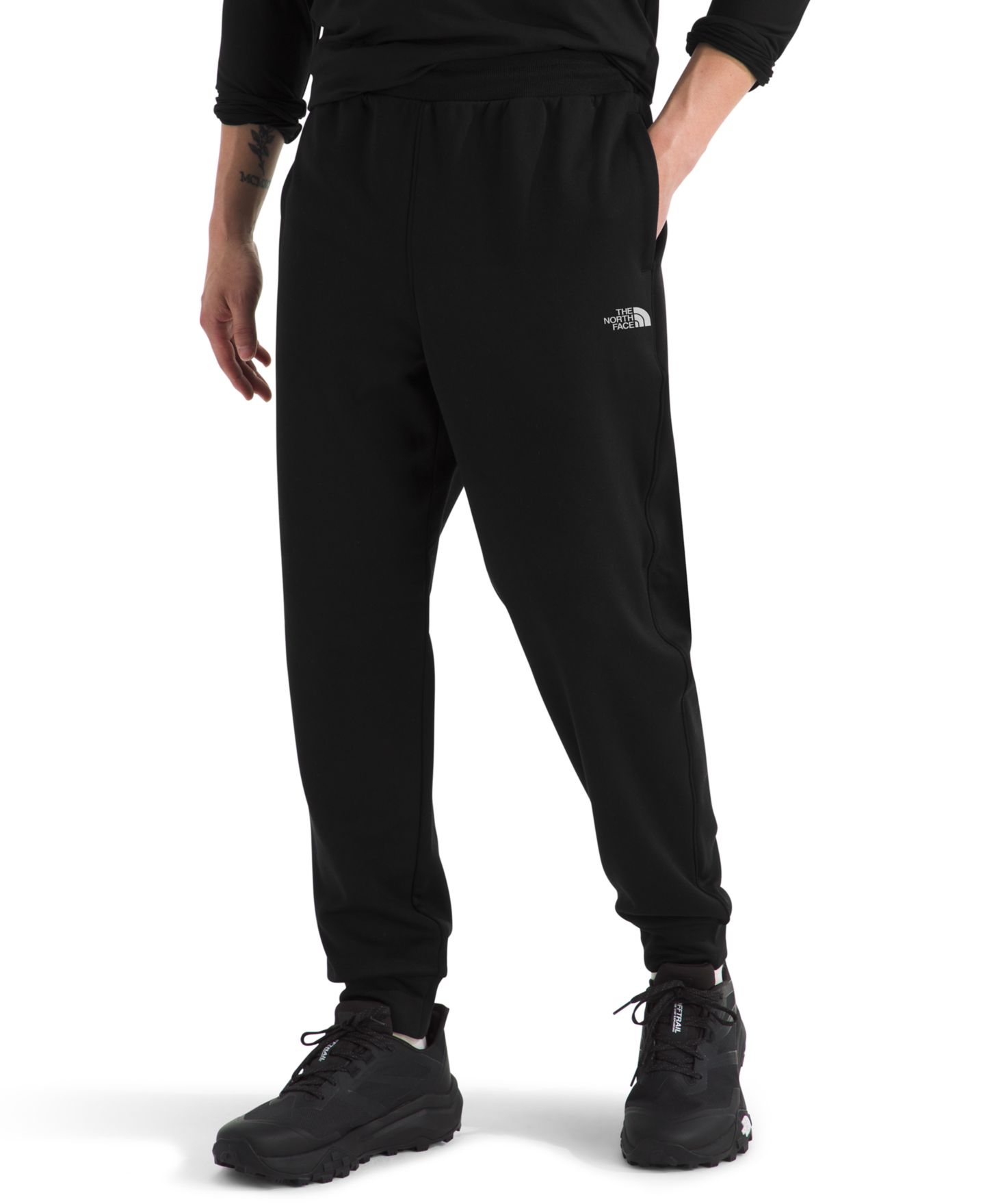 Мужские брюки The North Face Performance Fleece Sweatpants, цвет: Чёрный — фото 1