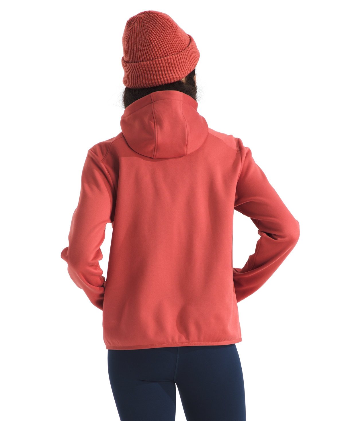 The North Face Women's Performance Fleece Full Zip Hoodie In Red