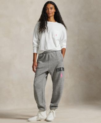 Women's Pink Pony Mid-Rise Sweatpants