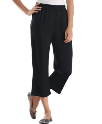 Plus Size 7-Day Knit Capri