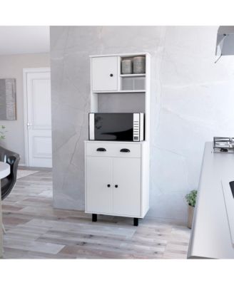 Kitchen Pantry Naomi, Kitchen, White