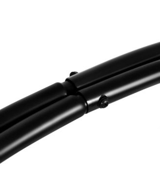 40-Inch Tubular Steel Log Hoop Firewood Storage Rack Holder Round Display