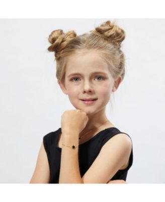 Petit Star of David Bracelet in Black