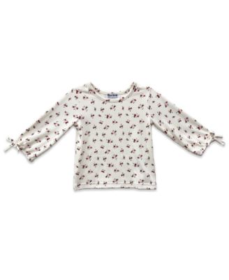 Baby Girls' Floral Top, Headband and Cord Jumper, 3-Piece Set