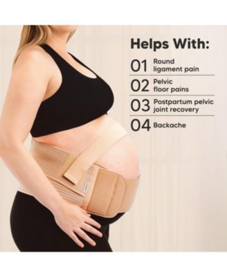 2 in 1 Pregnancy Belly Support Band, Maternity Belt, Pregnancy Must Haves Baby Belly Bands