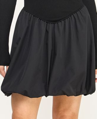 Juniors' Bubble Sweater Dress