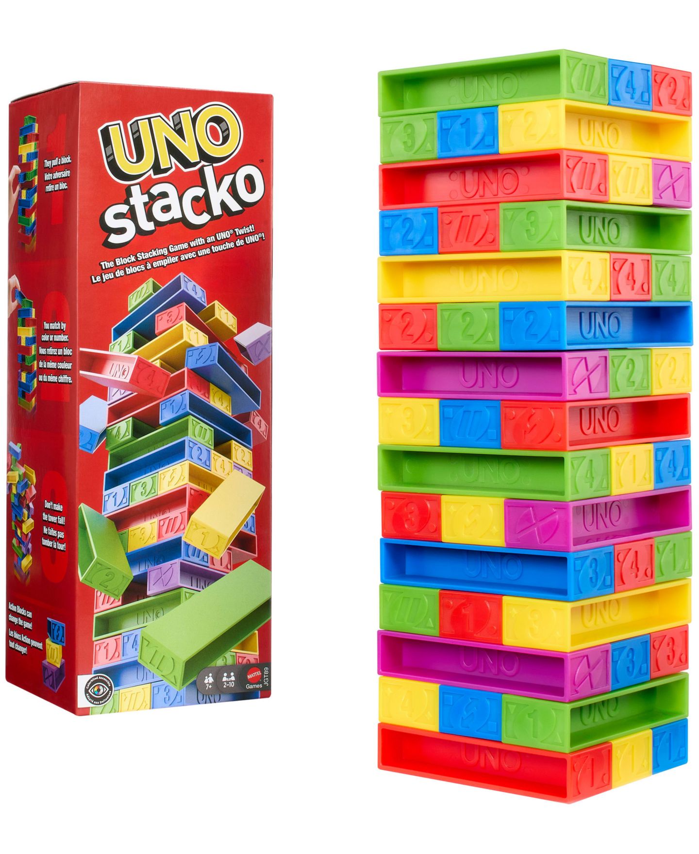 Детская игрушка Mattel UNO Stacko Game for Kids and Family — фото 1