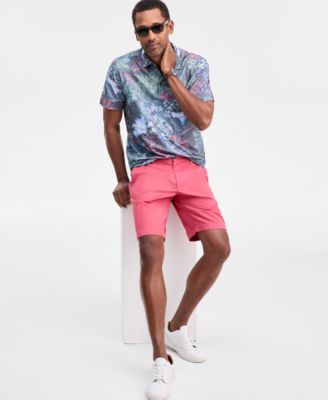 Men's Geneva Jungle Printed Polo Shirt