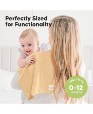 Kids 6pk Shea Baby Burp Cloths for Baby Boys and Girls, Burping Cloths for Babies, Newborn