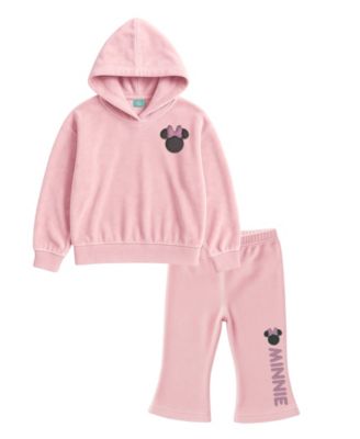 Disney - Baby Girls 2-Piece Minnie Top and Pants Set