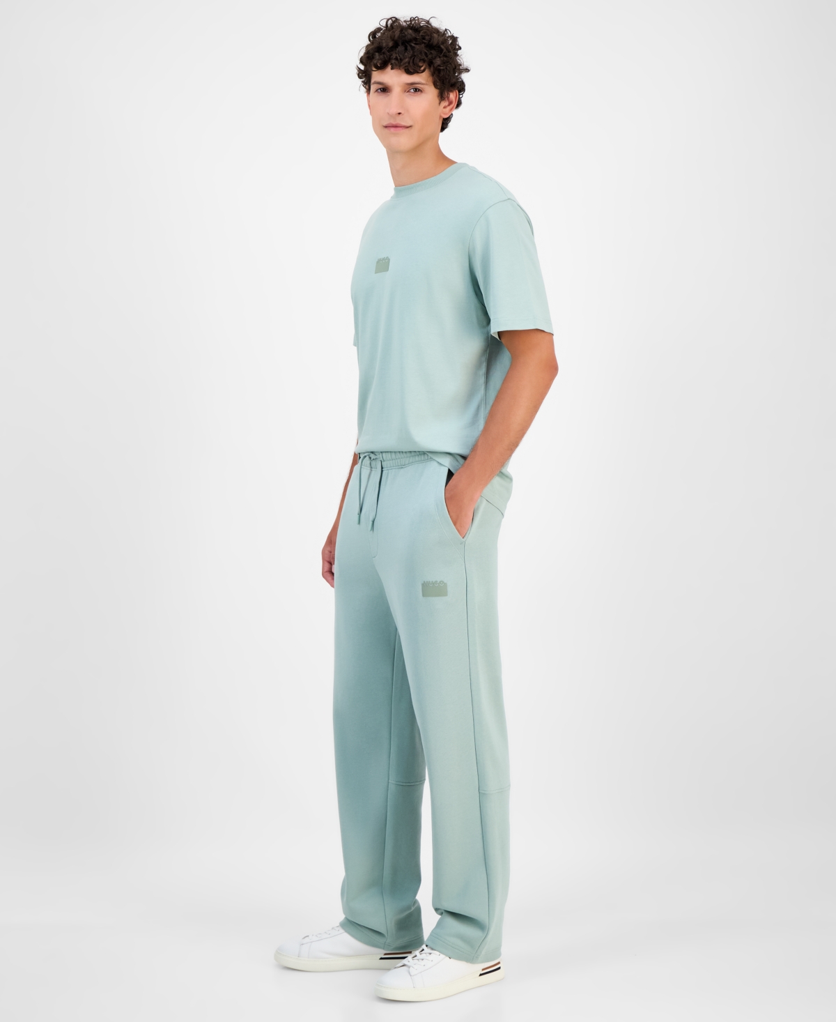 Hugo Boss Hugo By  Men's Delastpan Sweatpants In Green