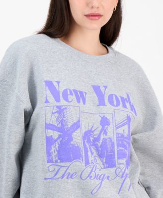 Juniors' New York City Graphic Sweatshirt