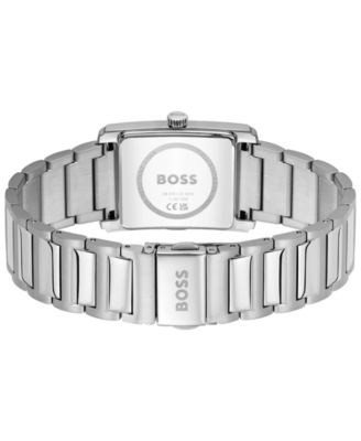 Men's Principle Dress Quartz Basic Calendar Stainless Steel Watch, 28 x 39mm