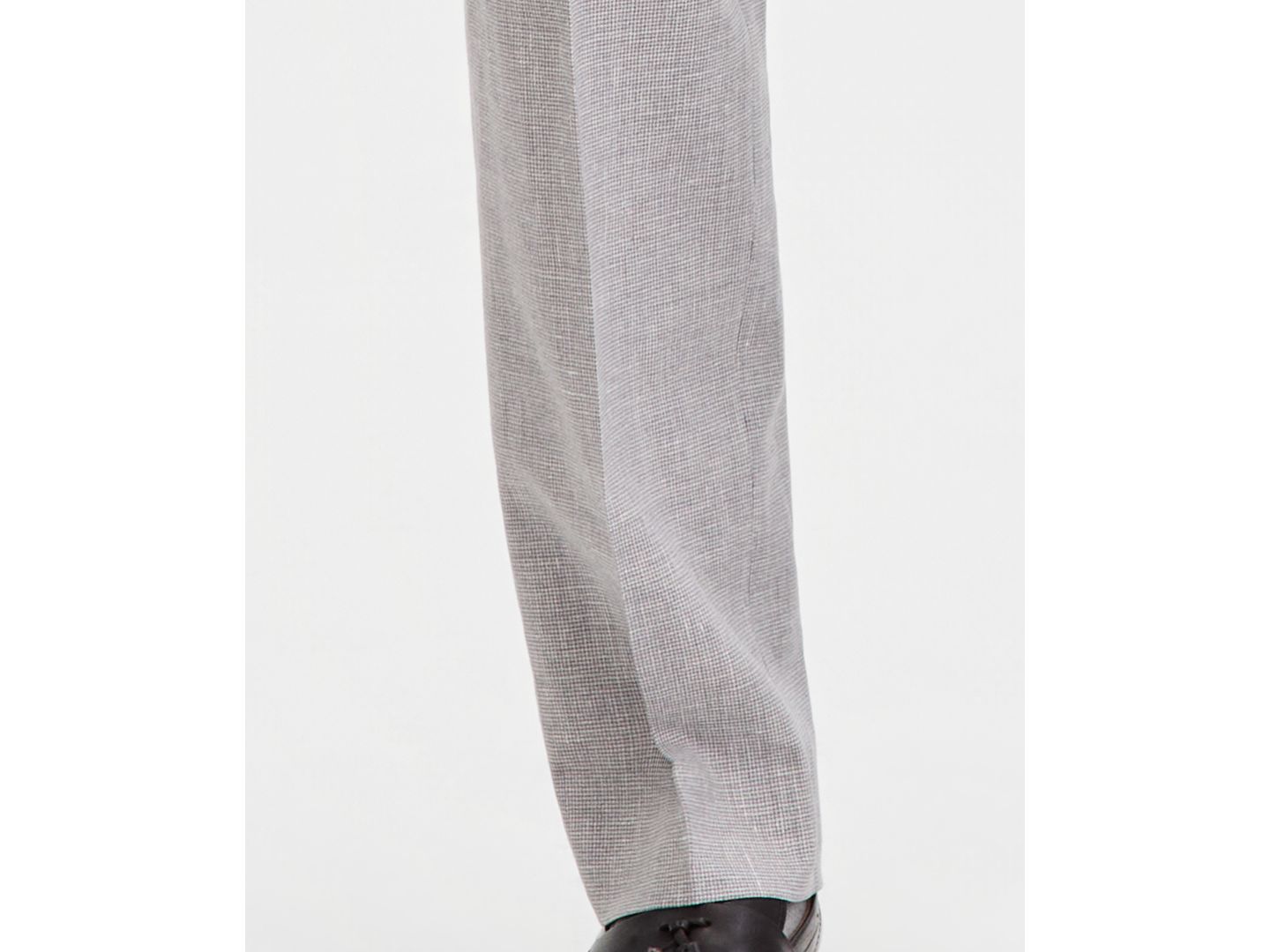 Мужские брюки Michael Kors Classic-Fit Mini Houndstooth Suit Separate, цвет: Светлый серый — фото 6