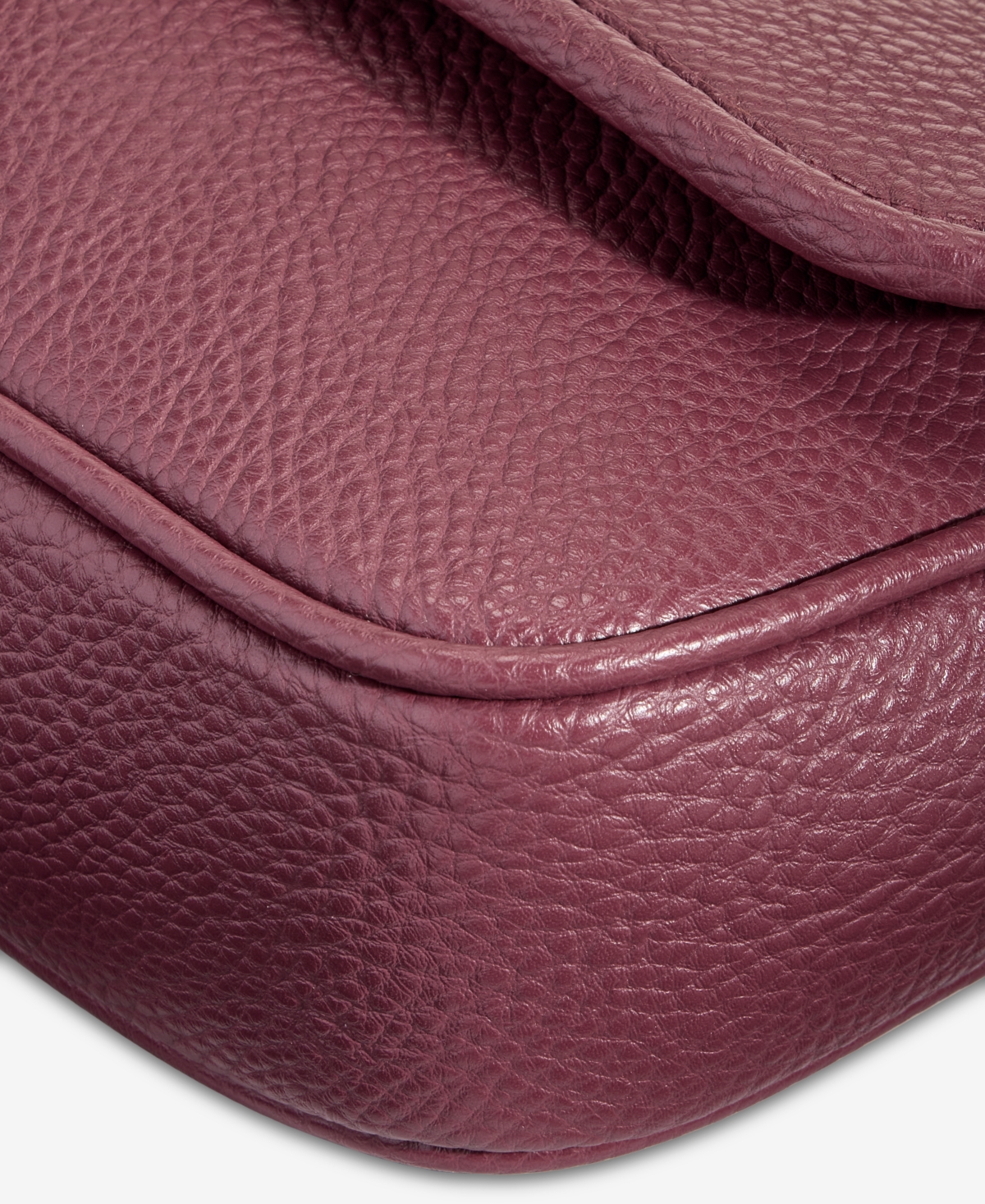 Giani Bernini Pebble East West Small Flap Crossbody, Exclusively At Macy's In Brown