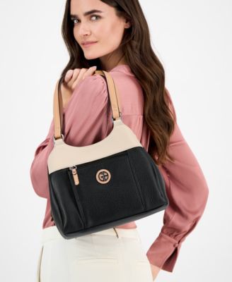 Colorblock Pebbled 4-Poster Tote, Exclusively at Macy's